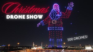 7.9K views · 595 reactions | What would you do if you saw this surprise Christmas drone light show in your city? Comment where you want to see us fly next!  | Sky Elements Drones | Facebook