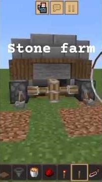 stone generator farm in Minecraft#minecraft#tutorial