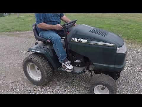 Craftsman gt5000 drive belt change