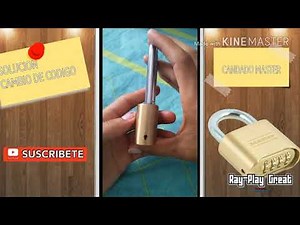 COMO CAMBIAR EL CODIGO O CONTRASEÑA DEL CANDADO MASTER LOCK MUY FACIL 100 EN 3 SENCILLOS PASOS
