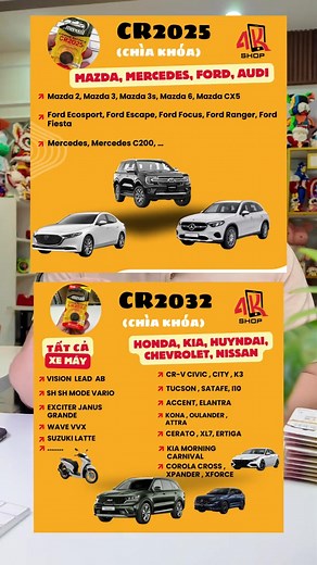 470K views · 987 reactions | Vỉ 5 Viên Pin CR2032H Maxell giá #85k - Dùng cho các loại remote, smartkey ô tô, xe máy, máy đo đường huyết, cân điện tử, đồng hồ, v.v. - Cách thay thế đơn giản, nhanh chóng - Hsd 10 năm, bền hơn, ổn định hơn | Hàng Nội Địa Nhật - VN | Facebook