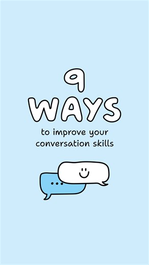 Do you struggle to keep a conversation going? Or feel like you need to fill every silence? Try these 9 ways to improve your conversation skills. 📌 Save this post to sneak a peek at before your next networking event, date, or party.