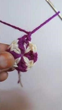 Crochet Peppermint Coaster Pattern For Beginners #shortsfeed #viral #crochet #candy #ytshorts #diy