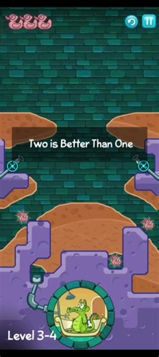 Where's My Water? Swampy's Story Level 3-4 (Gameplay Walkthrough) #gameplaywalkthrough #wheresmywater