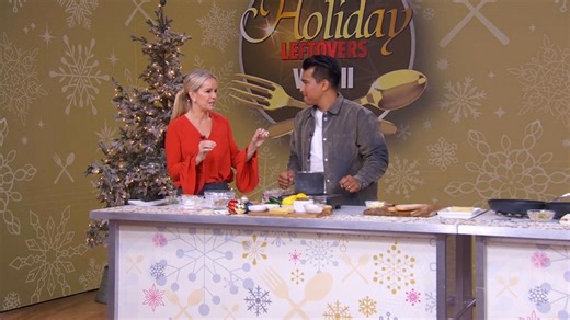 Chef Jordan Andino cooks up his cheesy turkey au jus