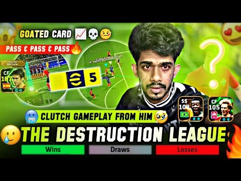 The Clutch Card📈🥶 Serious Mode Starts in Destruction league🥲🥵🛑in Efootball 26🔥🔥The Goated Card🐐🐐