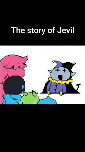 The story of Jevil (Animation by:‪@RicoPixelArt‬) #shorts #viralshorts #deltarune