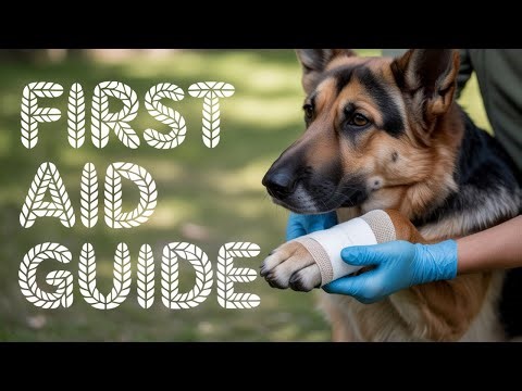 First aids for dogs. Common emergencies and how to react