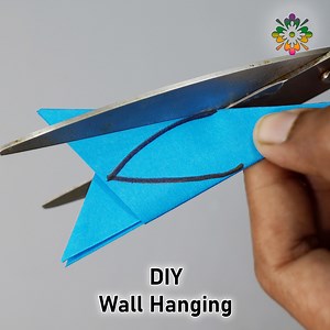 41K views · 585 reactions | Wall hanging craft ideas | Wall hanging | Paper craft | Paper craft wall hanging | paper crafts | Arts&Crafts | Facebook