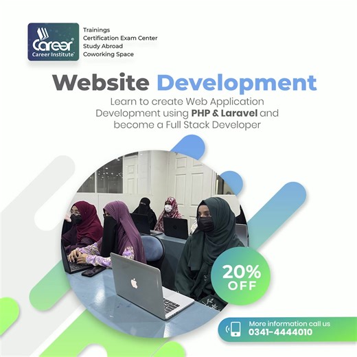 Learn HTML, CSS, JavaScript, PHP & Laravel to create professional websites and launch your career as a web developer. | Career Institute | Facebook