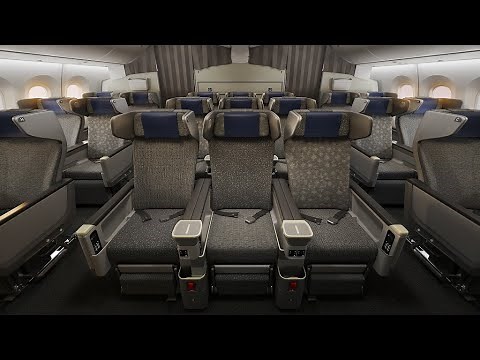 国際線 ボーイング787－9型機（206席）プレミアムエコノミー