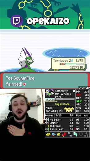 Its never NOT scary #kaizoironmon #pokemon #nuzlocke #fail