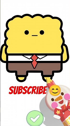 Coloring SpongeBob! 🎨✨ | Satisfying SpongeBob Art Short