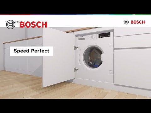 Bosch Laundry Features - Speed Perfect