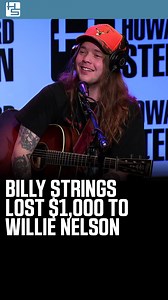 3.3M views · 92K reactions | “I’d spend another thousand to sit in that chair and bullsh-t with those guys.” Billy Strings recalls the poker game where he lost $1,000 to Willie Nelson. Tune in FRIDAY for Howard Stern Presents: Billy Strings airing at 7 p.m. ET on #Howard101! | The Howard Stern Show | Facebook
