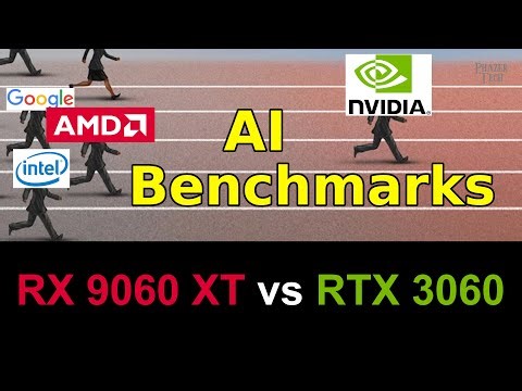 AI Benchmarks - RX 9060 XT vs RTX 3060 tested with LLM, YOLO Object Detection, and Stable Diffusion