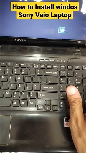 How to #install #Windows in #Sony #Vaio Laptop , very #Easy #Trick #short #tech #oms