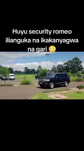 A security detail mess while on duty... #security #accident #francisogolla #memorial #shujaahumphrey