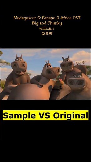 Big and Chunky Madagascar: Escape 2 Africa OST VS Jazz Carnival Azymuth #sample #sampledsongs #movie