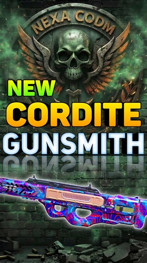 NEW Cordite Best Loadout CODM | Zero Recoil + Fast ADS SMG Build 🔥 #callofduty #codmobile