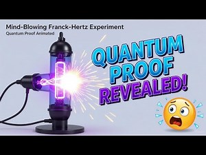 Mind-Blowing Franck-Hertz Experiment: Quantum Proof Animated!