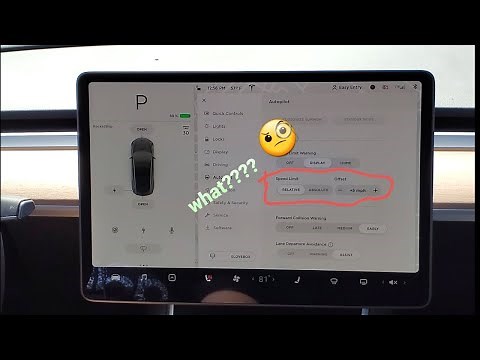 Off Set the Default Speed Limit! | Tesla Quick Tips