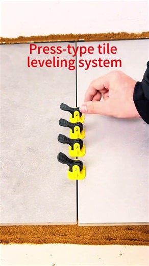 Hardware tool accessories Press-type tile leveling system