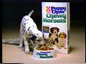 1985 Purina Puppy Chow and Chewy Chow TV Commercial