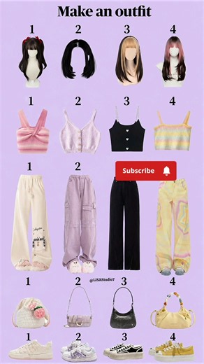 Pick your dream outfit! 💜✨ Which combo are you choosing? #fashion #outfitideas #fashioninspo #ootd