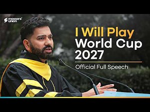 Rohit Sharma Opens Up on Retirement, World Cup 2027, Vijay Hazare, WC 2023 Loss | Full Speech