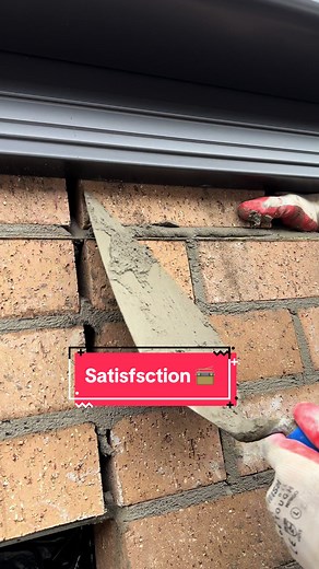 Push me, behind the fascia🕺🪩🧱 #bricklaying #bricktok #asmr #asmrsounds #fyp #foryou #tradie #satisfaction #work #bricklayer