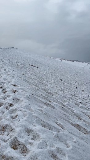 NEIGE // Dune du Pilat Officiel met son manteau blanc !! ❄️❄️❄️ | TVBA.fr