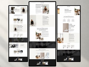 Premium Wix Website Templates for Coaches and Female Entrepreneurs,wix Template,wix Website Template - Etsy Canada