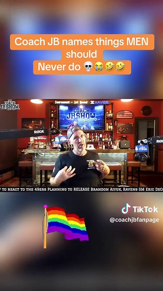 Coach JB names things MEN should absolutely never do ! 😭🤣🤣#fyppppppppppppppppppppppp #reels #fypシ #fyp @Coach JB Store