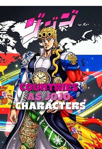 Countries as JoJo Characters: Anime Mashup Ideas