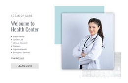 Health center - HTML Template by Nicepage