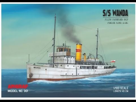 Papierový model Osobná loď S S Wanda