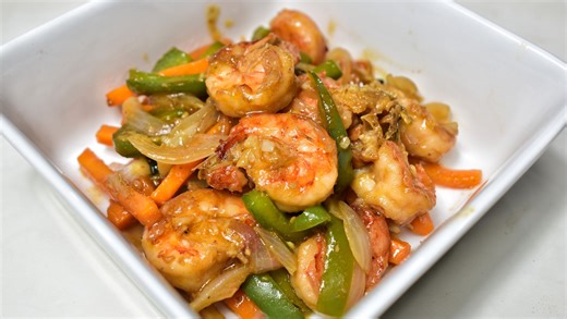 18K views · 222 reactions | Quick & Easy Shrimp stir fry recipe. | My Healthy Dining | Facebook