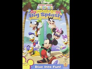 Mickey Mouse Clubhouse Mickey's Big Splash 2009 DVD Opening