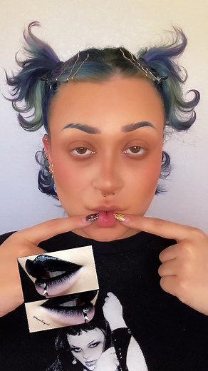 Grunge Makeup Tutorial with Makeup A Murder Lipstick