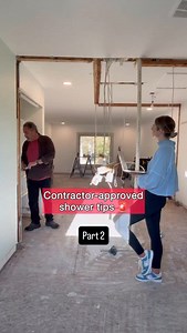 PART 2: contractor-approved shower tips (most homeowners miss) to save for your bathroom reno! Follow for part 3 for more contractor-approved renovation advice! SAVE POST FOR LATER: - Source shower glass hardware before shower faucet fixtures - Polished nickel > polished chrome (warmer hides water spots) - Double-swing door = less water on floors - Size niches for real bottles - Place door handles toward towel hooks | It's Honey Done