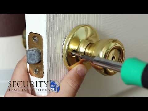 Installing an Interior Door Knob