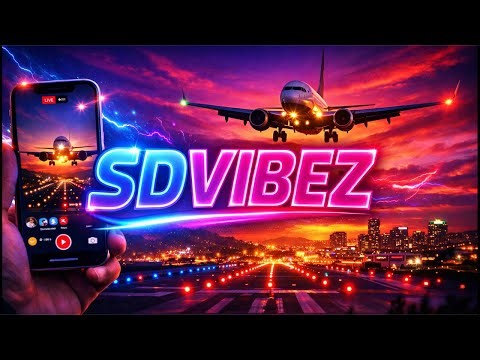 Back to the iPhone… The Stream That Started It All | SDVIBEZ Airport Live” ✈️📱🔥