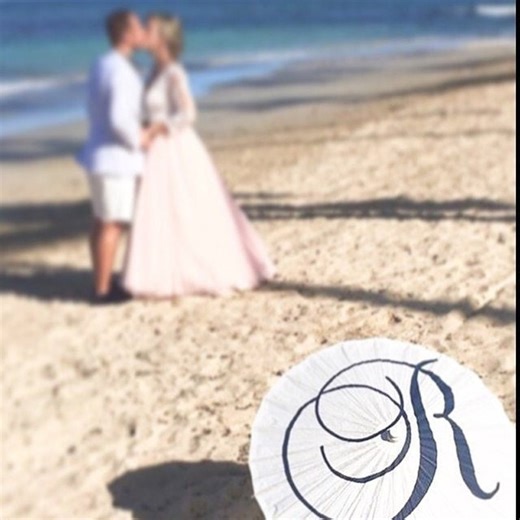 Custom Wedding Parasol Personalized Monogram Umbrella Photography Prop Ceremony Decoration Bridal Accessory - Etsy