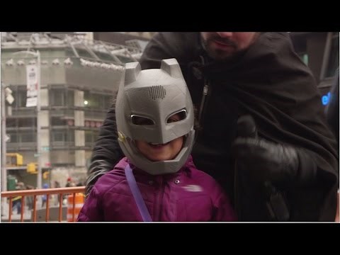 Batman™ Voice-Changer Helmet Unboxings from New York Toy Fair 2016 | Mattel