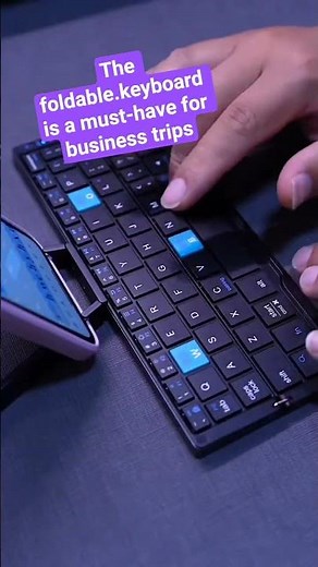 This Foldable Keyboard Changes Everything for Work on the #NufiZoon #FoldableKeyboard #MobileOffice