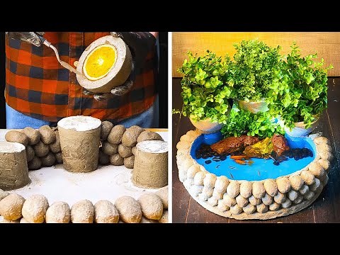 DECORATE Your Home with These AMAZING Cement Crafts!