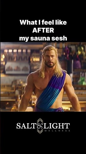 What you feel like after an InfraRed Sauna session...