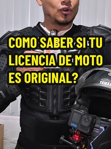 Cómo verificar la autenticidad de tu licencia de moto