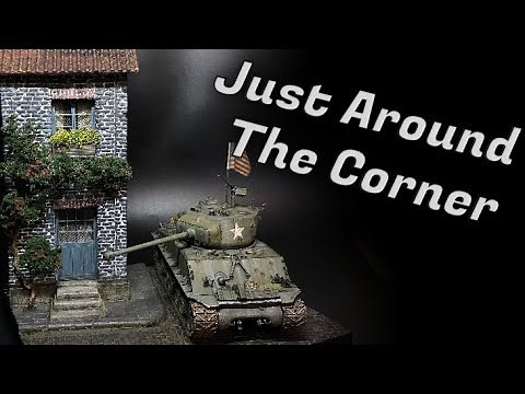 RT-Diorama Build. Rye Filed Models Easy8 Sherman 1/35 Part3